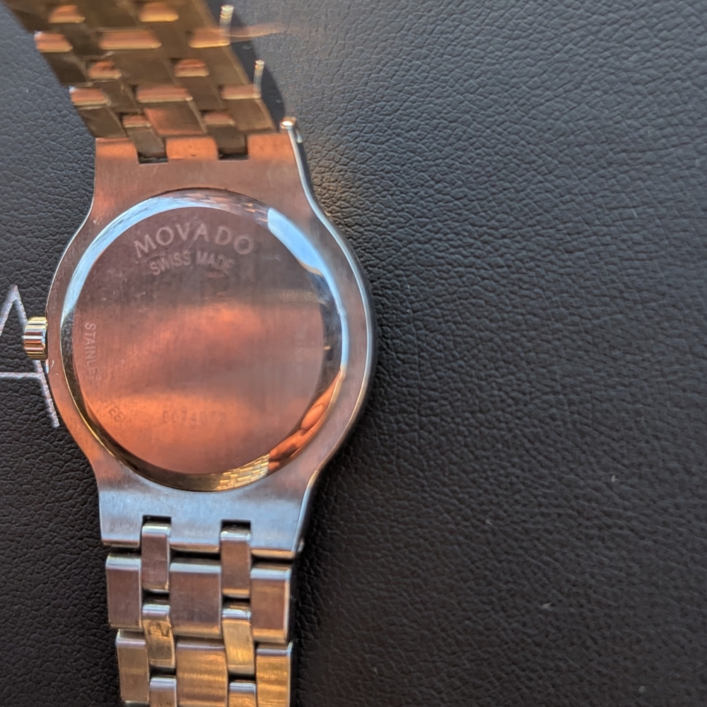 Movado Silver Diamond Watch - Picture 6 of 12